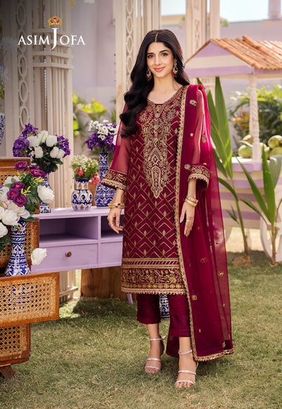 Asim Jofa | Dhanak Rang Collection | AJCF-01 - by - Libasekhas UK - Registered Vendor of : asim - 100% Original Designer Dresss