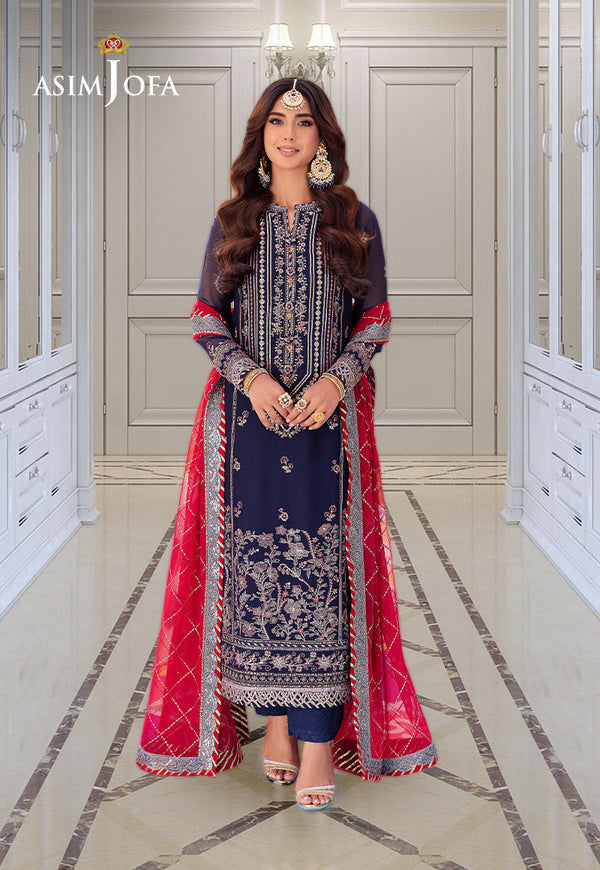 Asim Jofa | festive luxe | AJMJ-07 - by - Libasekhas UK - Registered Vendor of : Asim Jofa - 100% Original Designer Dresss