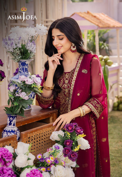 Asim Jofa | Dhanak Rang Collection | AJCF-01 - by - Libasekhas UK - Registered Vendor of : asim - 100% Original Designer Dresss
