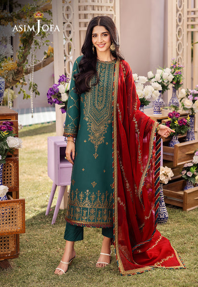 Asim Jofa | Dhanak Rang Collection | AJCF-23 - by - Libasekhas UK - Registered Vendor of : Asim Jofa - 100% Original Designer Dresss