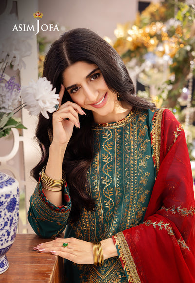 Asim Jofa | Dhanak Rang Collection | AJCF-23 - by - Libasekhas UK - Registered Vendor of : Asim Jofa - 100% Original Designer Dresss