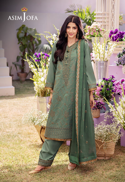 Asim Jofa | Dhanak Rang Collection | AJCF-15 - by - Libasekhas UK - Registered Vendor of : Asim Jofa - 100% Original Designer Dresss