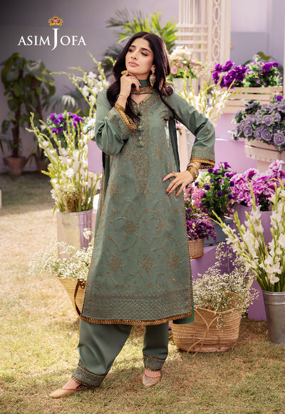 Asim Jofa | Dhanak Rang Collection | AJCF-15 - by - Libasekhas UK - Registered Vendor of : Asim Jofa - 100% Original Designer Dresss