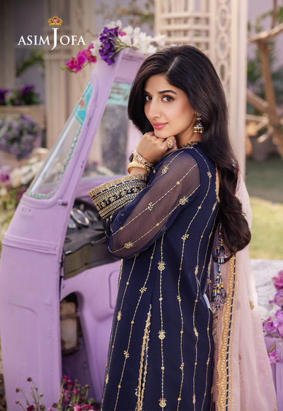 Asim Jofa | Dhanak Rang Collection | AJCF-09 - by - Libasekhas UK - Registered Vendor of : Asim Jofa - 100% Original Designer Dresss