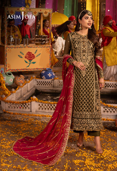 Asim Jofa | Chamak Damak Festive 24 | AJCD-27 - by - Libasekhas UK - Registered Vendor of : Asim Jofa - 100% Original Designer Dresss