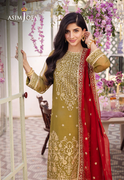 Asim Jofa | Dhanak Rang Collection | AJCF-26 - by - Libasekhas UK - Registered Vendor of : Asim Jofa - 100% Original Designer Dresss