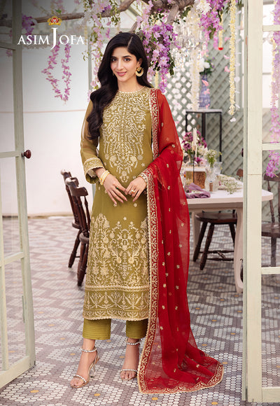 Asim Jofa | Dhanak Rang Collection | AJCF-26 - by - Libasekhas UK - Registered Vendor of : Asim Jofa - 100% Original Designer Dresss