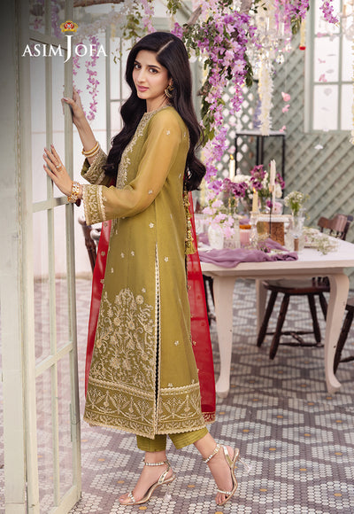 Asim Jofa | Dhanak Rang Collection | AJCF-26 - by - Libasekhas UK - Registered Vendor of : Asim Jofa - 100% Original Designer Dresss