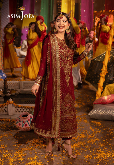Asim Jofa | Chamak Damak Festive 24 | AJCD-04 - by - Libasekhas UK - Registered Vendor of : Asim Jofa - 100% Original Designer Dresss
