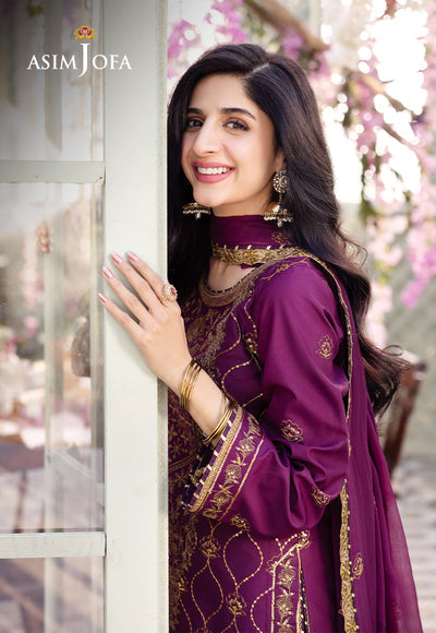 Asim Jofa | Dhanak Rang Collection | AJCF-07 - by - Libasekhas UK - Registered Vendor of : Asim Jofa - 100% Original Designer Dresss