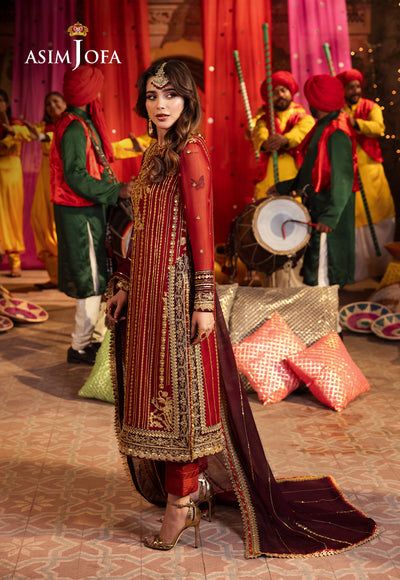 Asim Jofa | Chamak Damak Festive 24 | AJCD-28 - by - Libasekhas UK - Registered Vendor of : Asim Jofa - 100% Original Designer Dresss