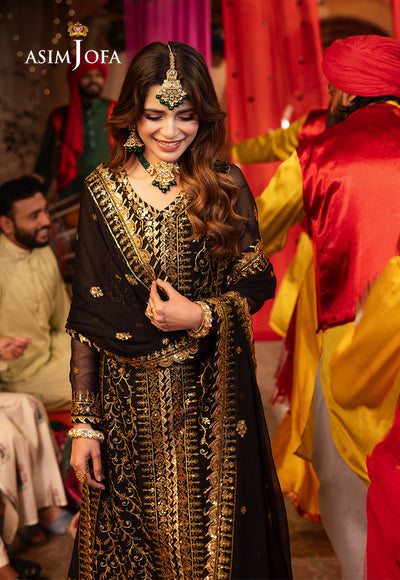 Asim Jofa | Chamak Damak Festive 24 | AJCD-19 - by - Libasekhas UK - Registered Vendor of : Asim Jofa - 100% Original Designer Dresss