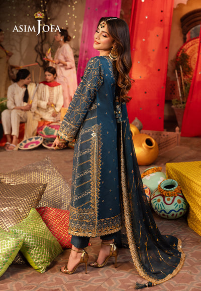 Asim Jofa | Chamak Damak Festive 24 | AJCD-01 - by - Libasekhas UK - Registered Vendor of : Asim Jofa - 100% Original Designer Dresss