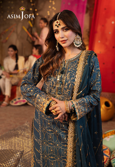 Asim Jofa | Chamak Damak Festive 24 | AJCD-01 - by - Libasekhas UK - Registered Vendor of : Asim Jofa - 100% Original Designer Dresss
