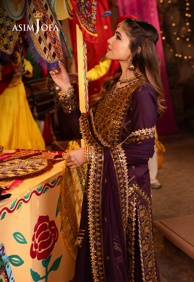 Asim Jofa | Chamak Damak Festive 24 | AJCD-23 - by - Libasekhas UK - Registered Vendor of : Asim Jofa - 100% Original Designer Dresss