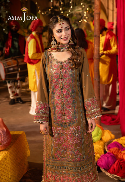 Asim Jofa | Chamak Damak Festive 24 | AJCD-08 - by - Libasekhas UK - Registered Vendor of : Asim Jofa - 100% Original Designer Dresss