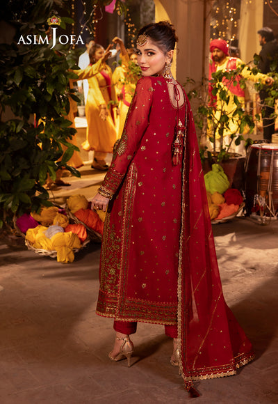 Asim Jofa | Chamak Damak Festive 24 | AJCD-13 - by - Libasekhas UK - Registered Vendor of : Asim Jofa - 100% Original Designer Dresss