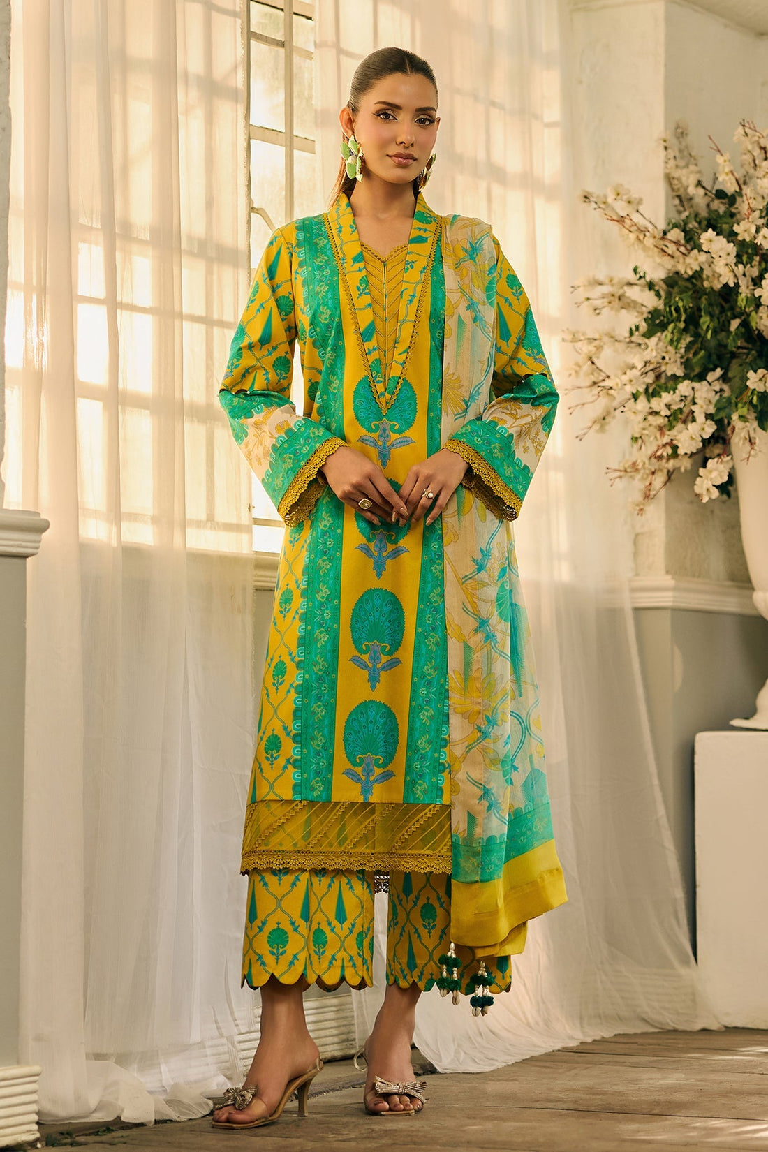 Charizma | C Print Lawn | CP6-15 - by Libasekhas UK - Registered Vendor of : Charizma - 100% Original Designer Dress