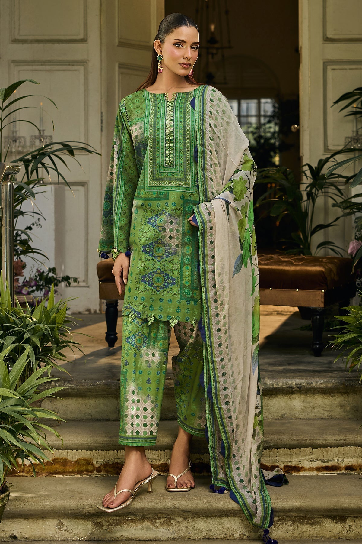 Charizma | C Print Lawn | CP6-17 - by Libasekhas UK - Registered Vendor of : Charizma - 100% Original Designer Dress