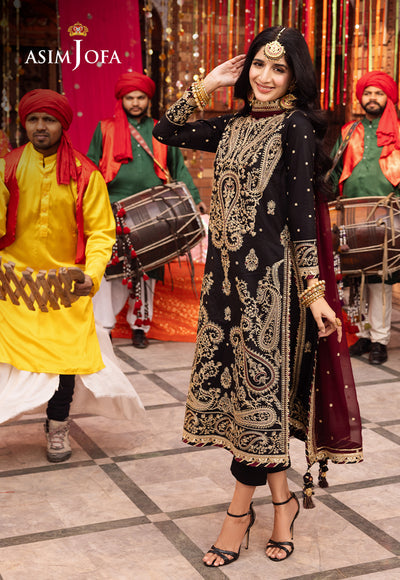 Asim Jofa | Chamak Damak Festive 24 | AJCD-03 - by - Libasekhas UK - Registered Vendor of : Asim Jofa - 100% Original Designer Dresss