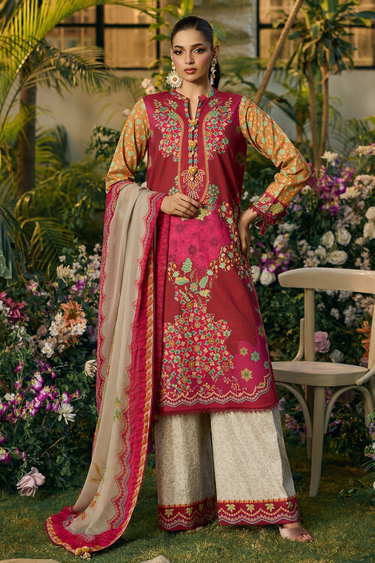 Charizma | C Print Lawn | CP6-16 - by Libasekhas UK - Registered Vendor of : Charizma - 100% Original Designer Dress