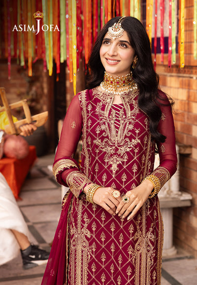 Asim Jofa | Chamak Damak Festive 24 | AJCD-05 - by - Libasekhas UK - Registered Vendor of : Asim Jofa - 100% Original Designer Dresss