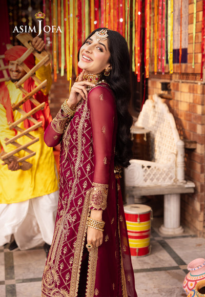 Asim Jofa | Chamak Damak Festive 24 | AJCD-05 - by - Libasekhas UK - Registered Vendor of : Asim Jofa - 100% Original Designer Dresss