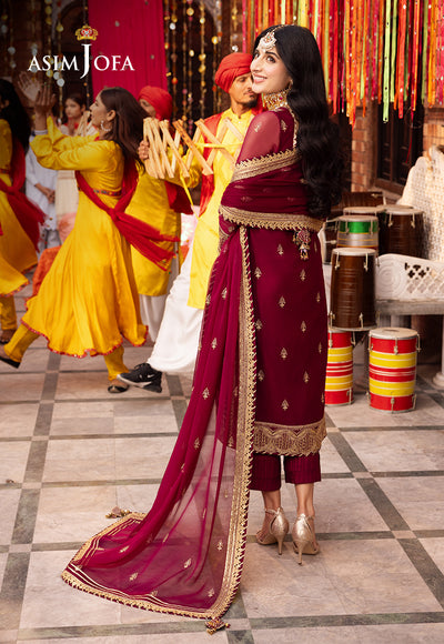 Asim Jofa | Chamak Damak Festive 24 | AJCD-05 - by - Libasekhas UK - Registered Vendor of : Asim Jofa - 100% Original Designer Dresss
