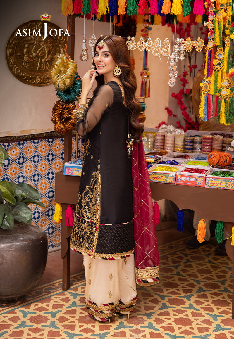 Asim Jofa | Pyaar Diyan Gallan Formals | AJEM-14 - by - Libasekhas UK - Registered Vendor of : Asim Jofa - 100% Original Designer Dresss