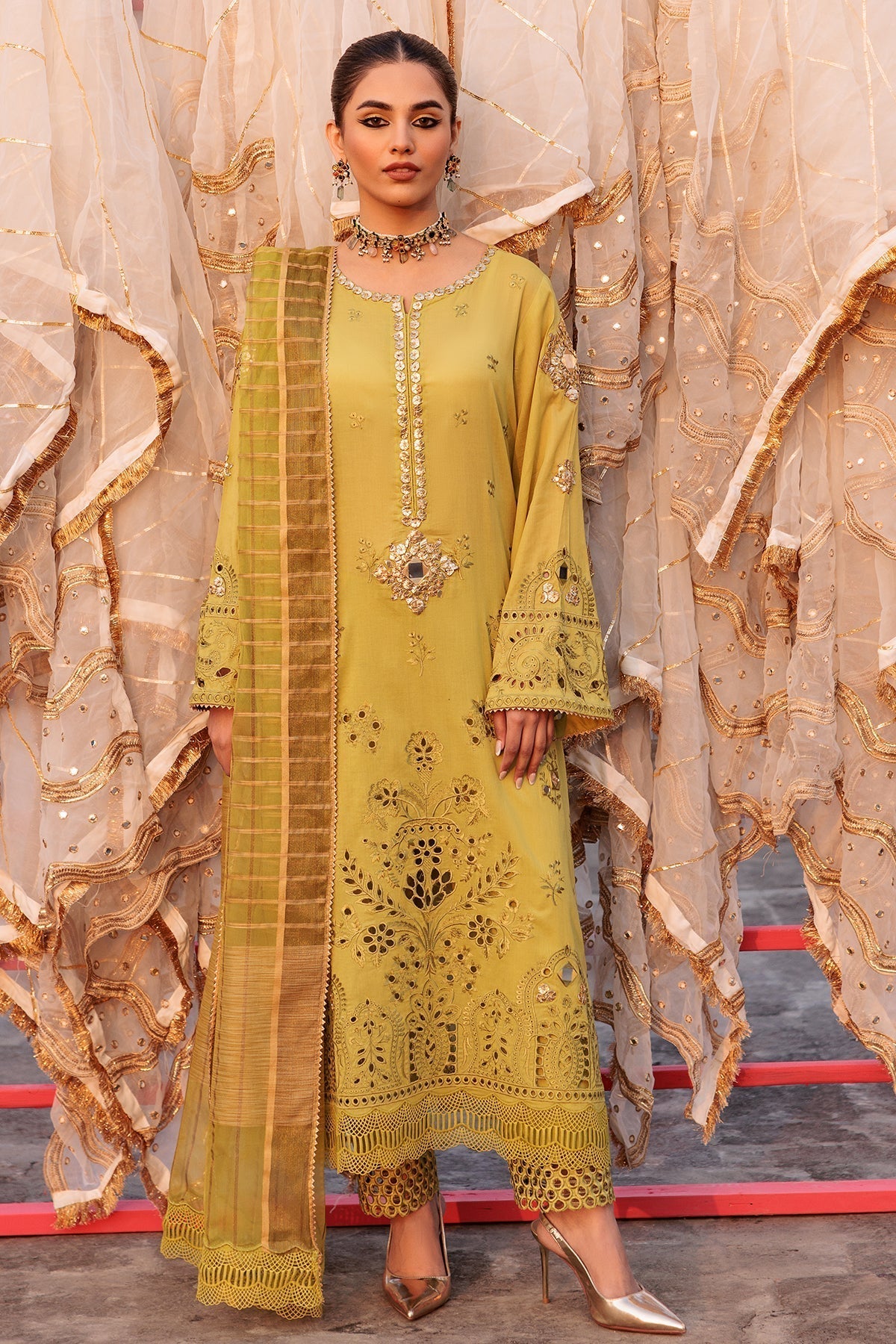 Charizma | Eid Edit Vol 2 | ED4-09 - Luxury -  Libasekhas
