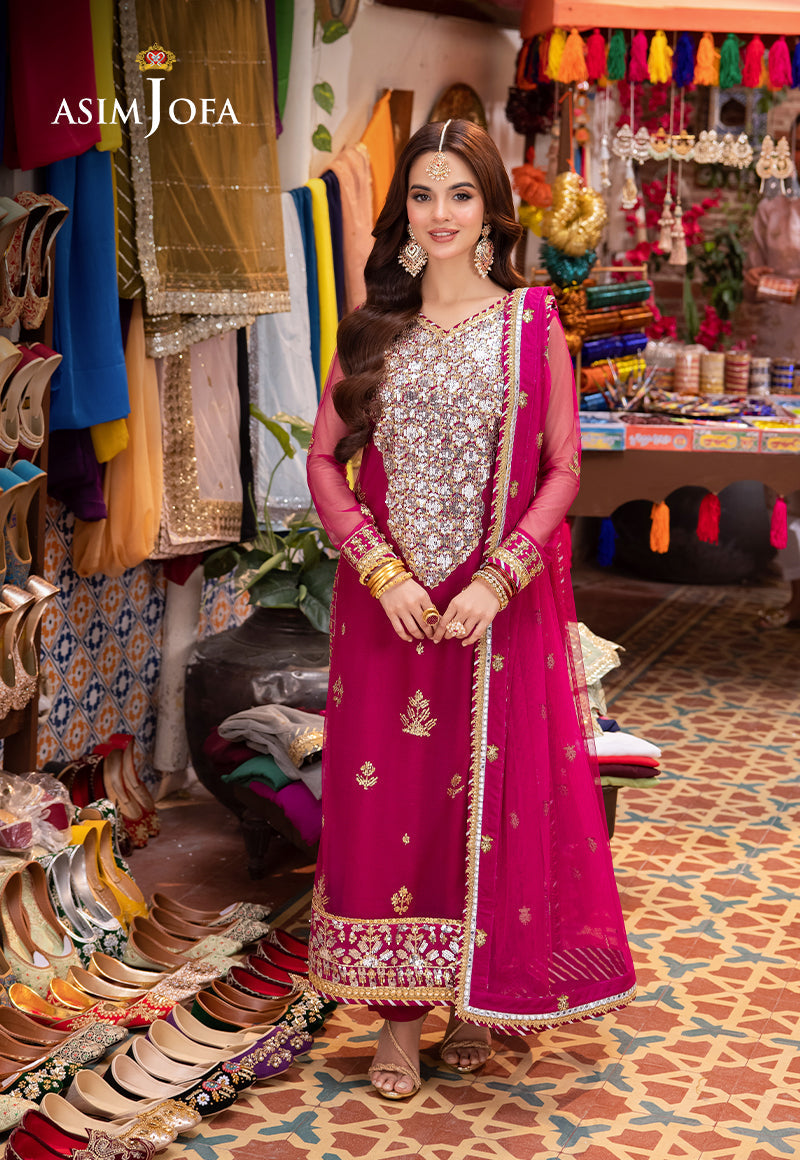 Asim Jofa | Pyaar Diyan Gallan Formals | AJEM-03 - by - Libasekhas UK - Registered Vendor of : Asim Jofa - 100% Original Designer Dresss