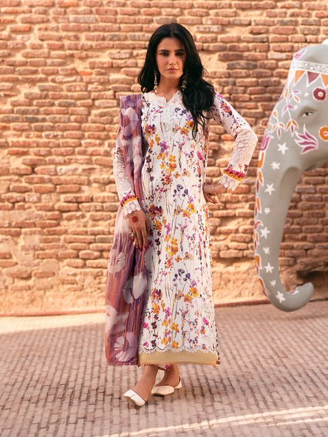 Parishay | Matsani Luxury Lawn 25 | MI - 10 - by - Libasekhas UK - Registered Vendor of : Parishay - 100% Original Designer Dresss