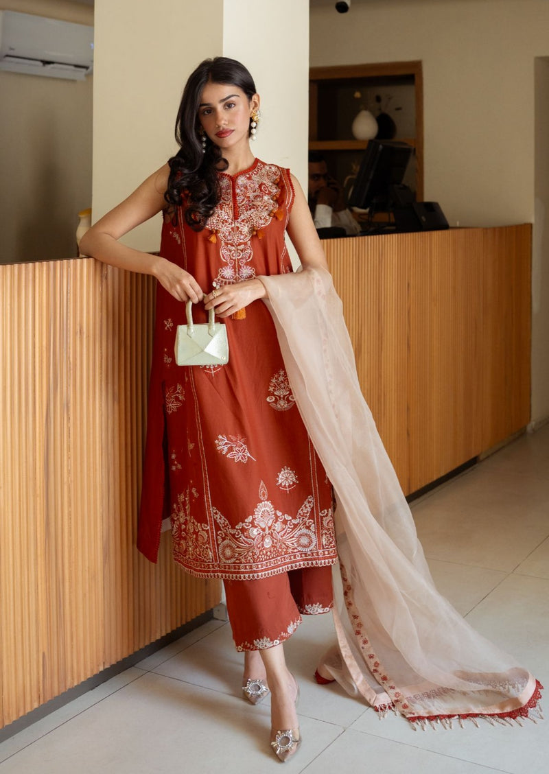 Sadaf Fawad Khan | Lawn 24 | Faizah (B) - by - Libasekhas UK - Registered Vendor of : Sadaf Fawad Khan - 100% Original Designer Dresss
