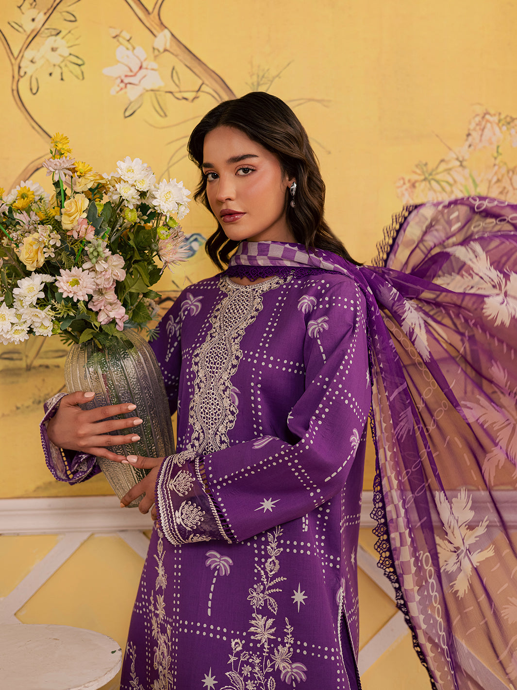 Mahnur | Jahaan Lawn 26 | MJ-04 - by Libasekhas UK - Registered Vendor of : Mahnur - 100% Original Designer Dress