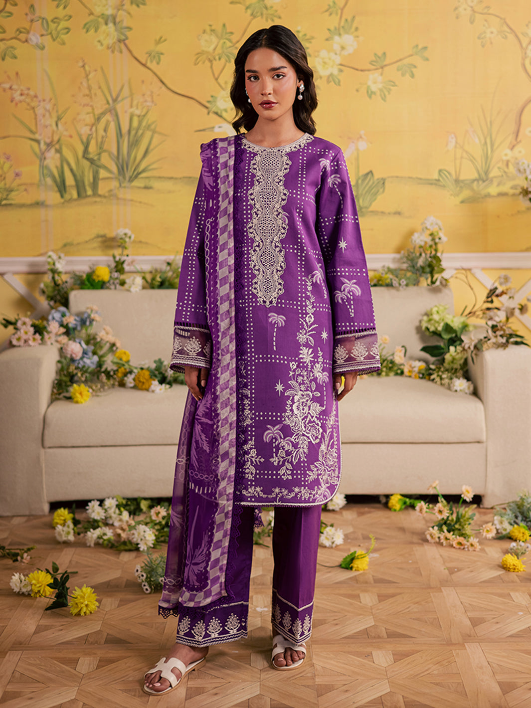 Mahnur | Jahaan Lawn 26 | MJ-04 - by Libasekhas UK - Registered Vendor of : Mahnur - 100% Original Designer Dress