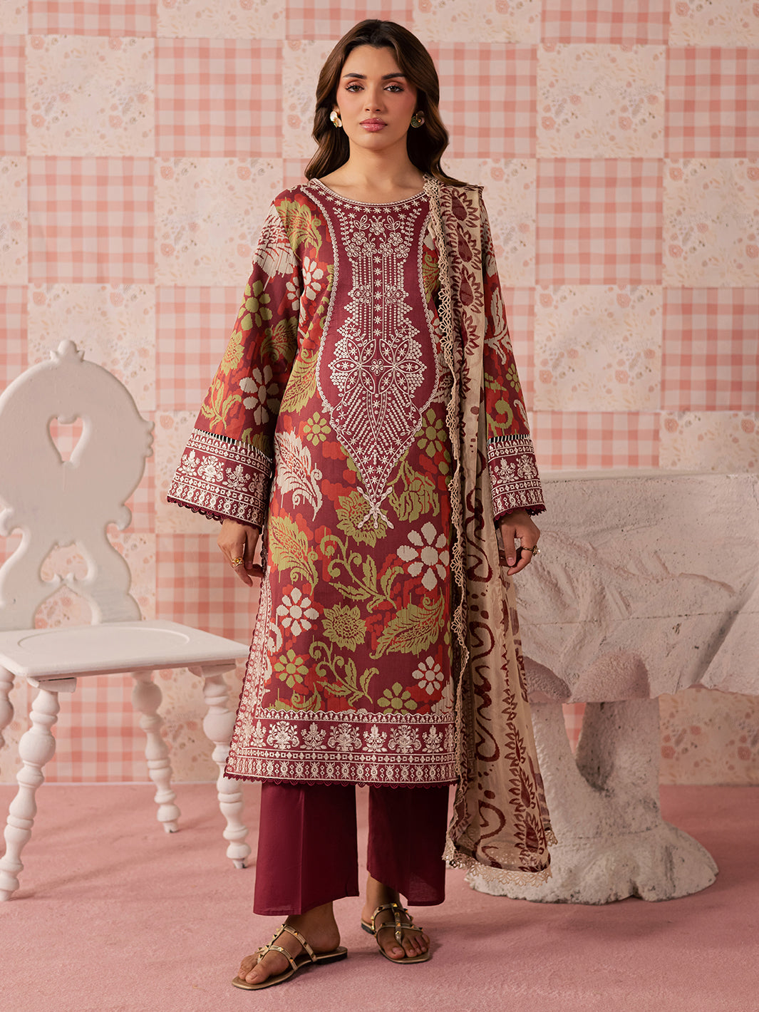 Mahnur | Jahaan Lawn 26 | MJ-05 - by Libasekhas UK - Registered Vendor of : Mahnur - 100% Original Designer Dress