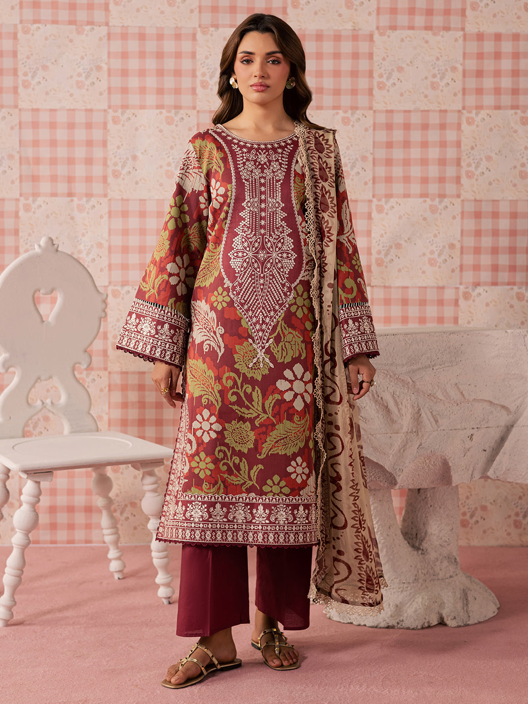 Mahnur | Jahaan Lawn 26 | MJ-05 - by Libasekhas UK - Registered Vendor of : Mahnur - 100% Original Designer Dress