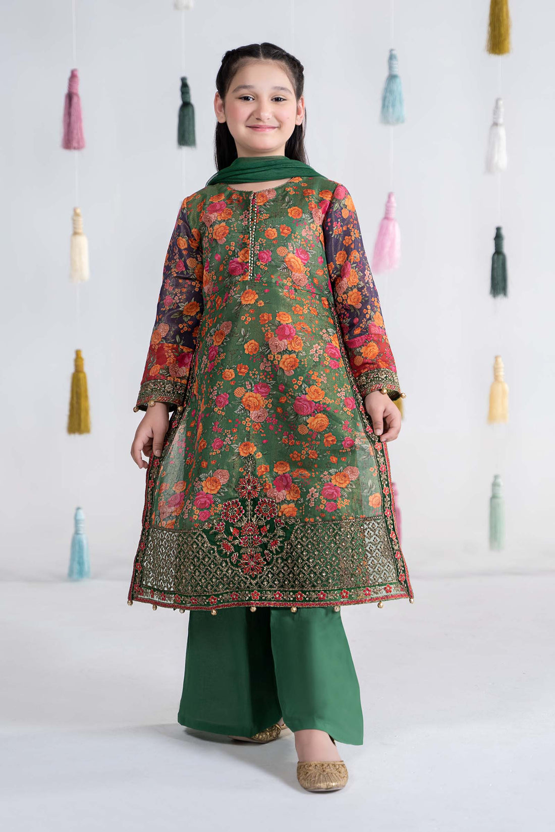Maria B | 3 Piece Printed Cotton Masoori Suit | MKD-EA24-04 - by - Libasekhas UK - Registered Vendor of : Maria B - 100% Original Designer Dresss