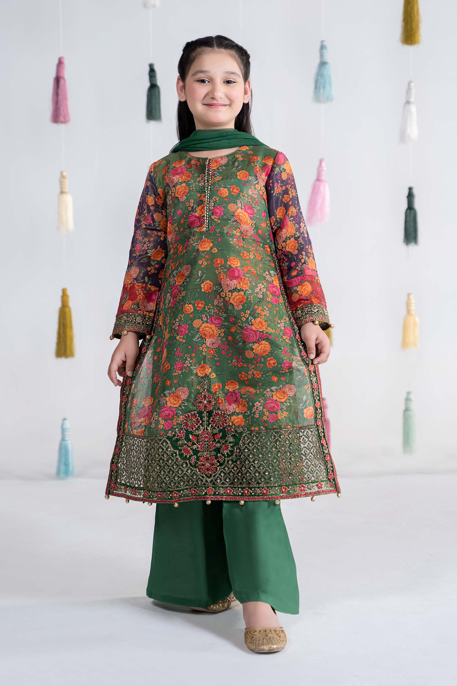 Maria B | 3 Piece Printed Cotton Masoori Suit | MKD-EA24-04 - by - Libasekhas UK - Registered Vendor of : Maria B - 100% Original Designer Dresss