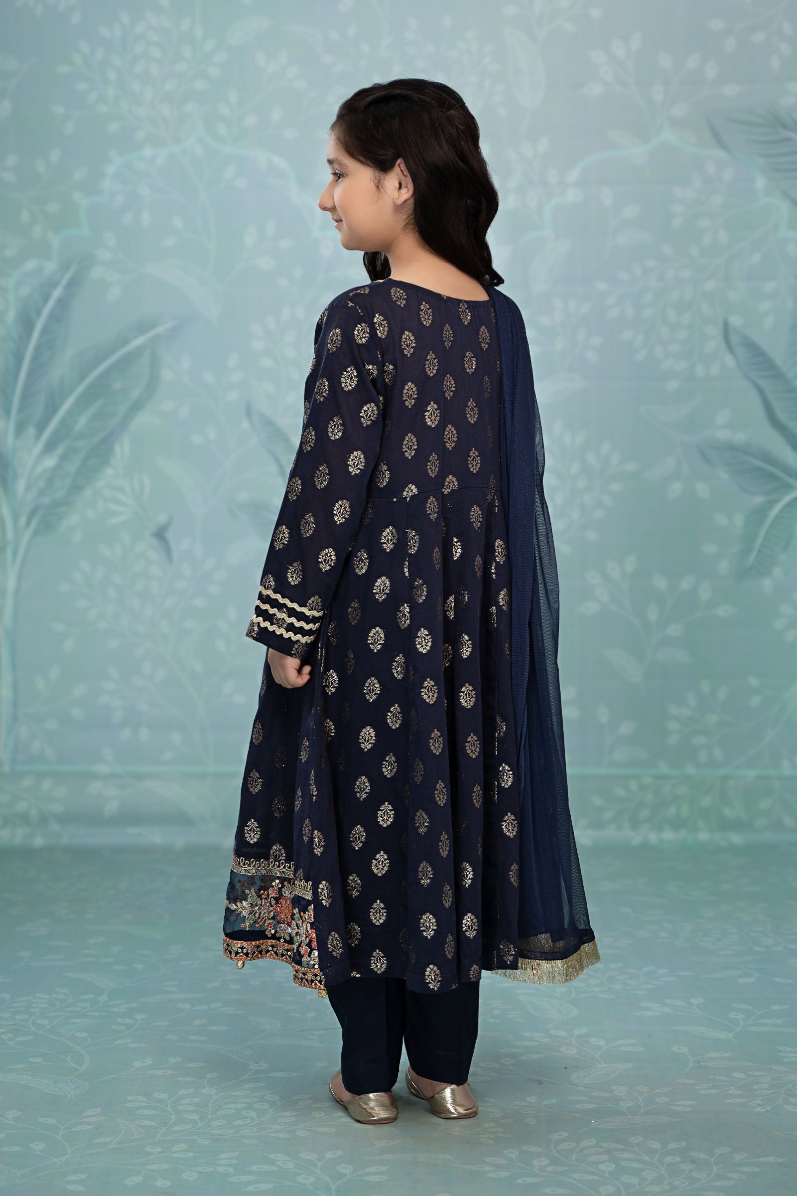 Maria B | 3 Piece Embroidered Suit | MKD-EF23-31R1 - by - Libasekhas UK - Registered Vendor of : Maria B - 100% Original Designer Dresss