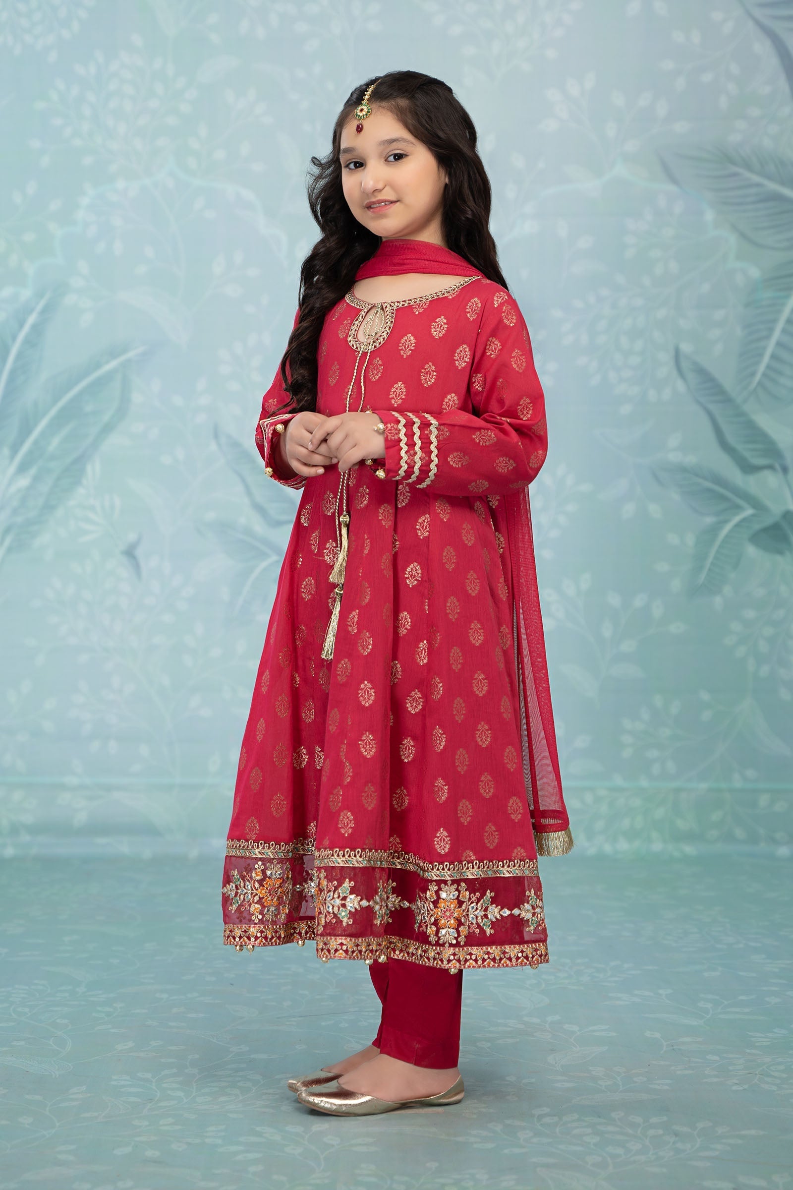 Maria B | 3 Piece Embroidered Suit | MKD-EF23-31R1 - by - Libasekhas UK - Registered Vendor of : Maria B - 100% Original Designer Dresss