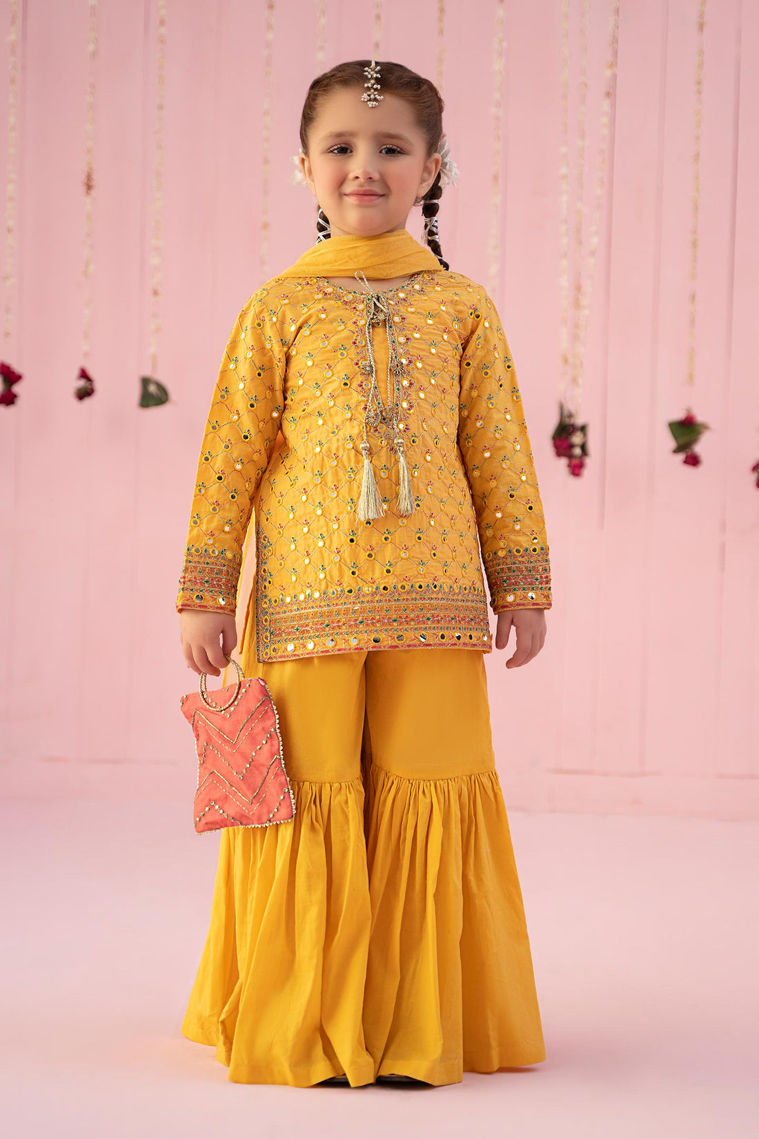 Maria B | 3 Piece Embroidered Lawn Suit | MKD-EF24-09 - by - Libasekhas UK - Registered Vendor of : Maria B - 100% Original Designer Dresss