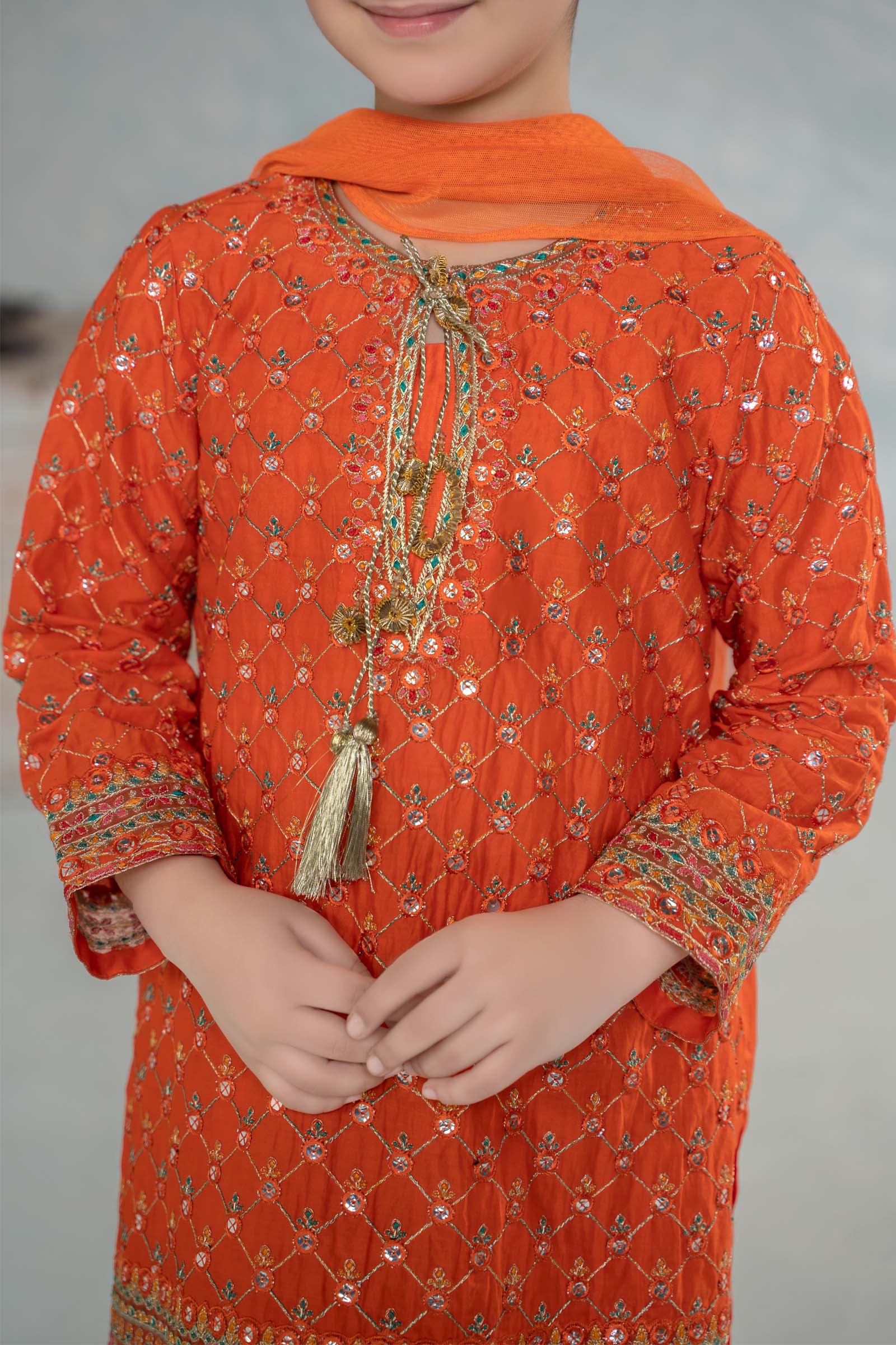 Maria B | 3 Piece Embroidered Lawn Suit | MKD-EF24-09 - by - Libasekhas UK - Registered Vendor of : Maria B - 100% Original Designer Dresss