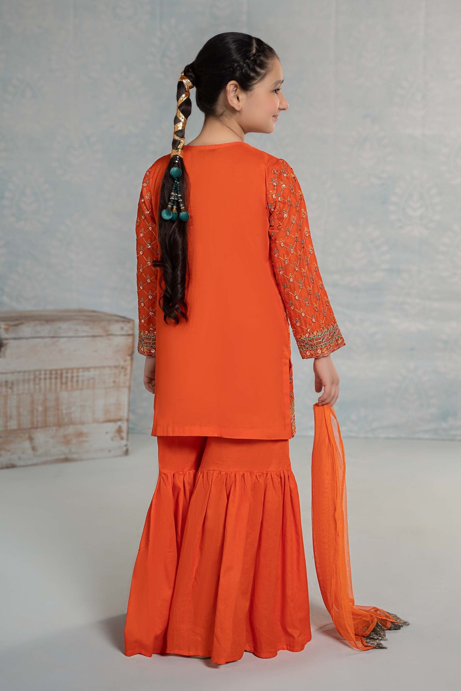 Maria B | 3 Piece Embroidered Lawn Suit | MKD-EF24-09 - by - Libasekhas UK - Registered Vendor of : Maria B - 100% Original Designer Dresss