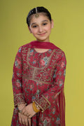 3 Piece Embroidered Lawn Suit - Kids Clothing - available at Maria Faisal in UK and USA.