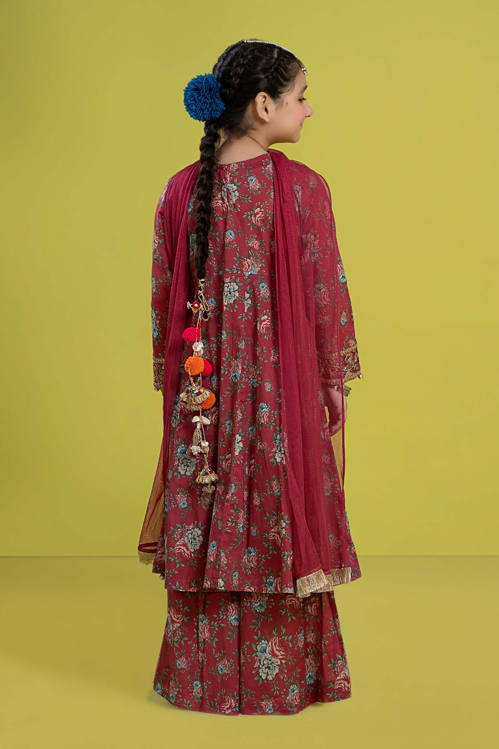 Maria B | 3 Piece Embroidered Lawn Suit | MKD-EF24-32 - by - Libasekhas UK - Registered Vendor of : Maria B - 100% Original Designer Dresss