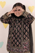 kids-clothes-mkd-ea24-01r1-black by Maria B Kids - Designer Dress  - Type : KidsClothes - Available at Libasekhas UK - 100% Original 