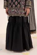 kids-clothes-mkd-ea24-01r1-black by Maria B Kids - Designer Dress  - Type : KidsClothes - Available at Libasekhas UK - 100% Original 
