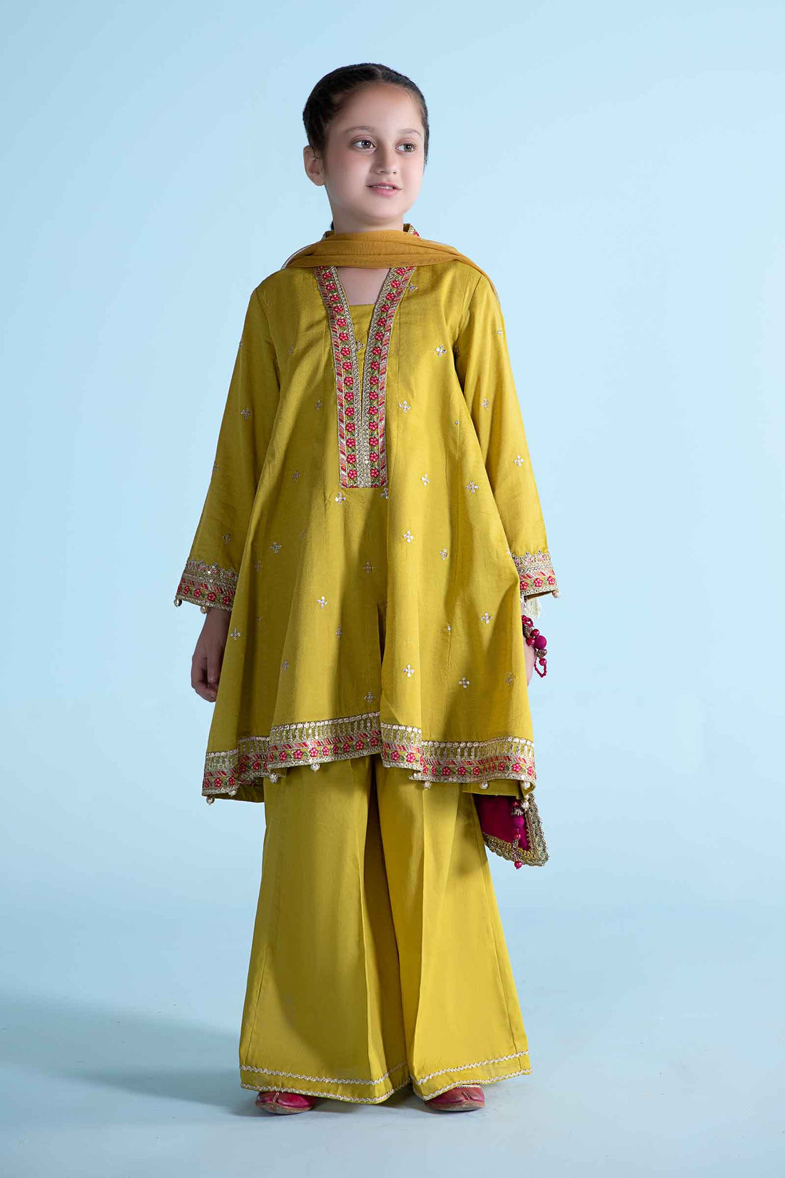 Maria B | 3 Piece Dyed Dobby Lawn Suit | MKD-EA24-10 - by - Libasekhas UK - Registered Vendor of : Maria B - 100% Original Designer Dresss