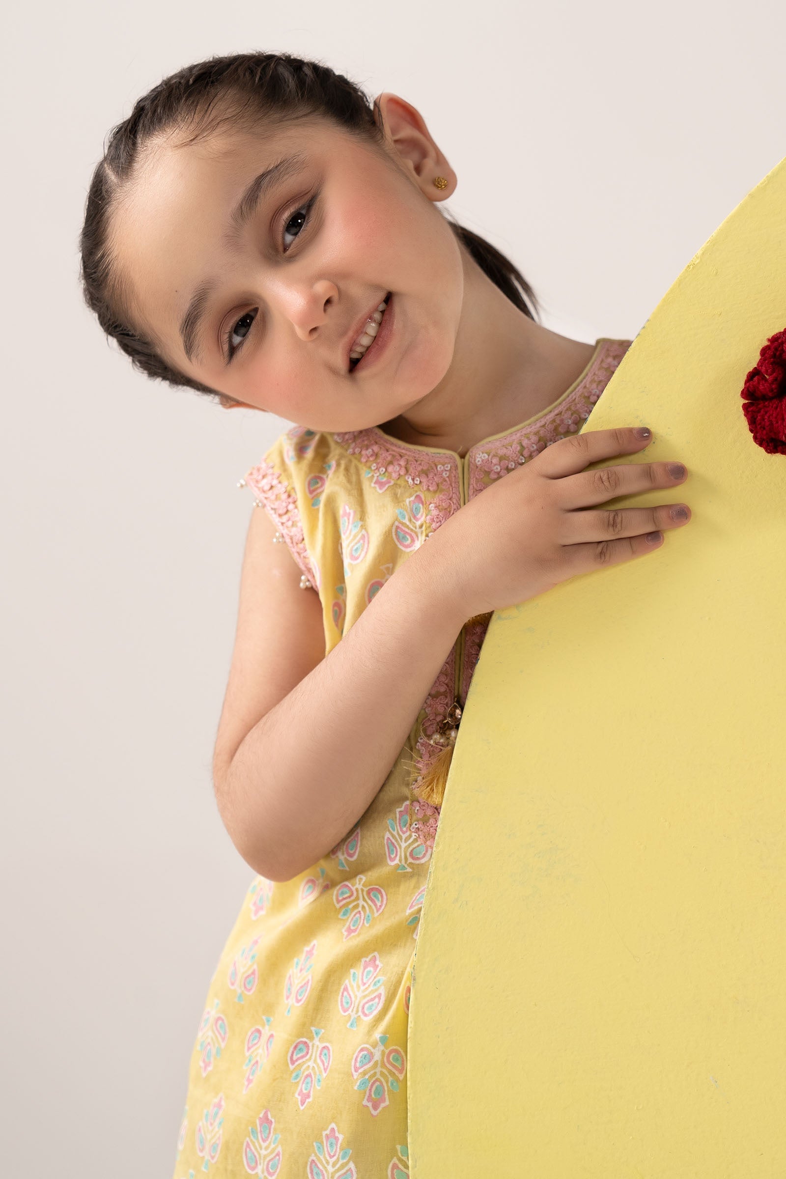 kids-clothes-mkd-ea26-02-yellow by Maria B Kids - Designer Dress  - Type : KidsClothes - Available at Libasekhas UK - 100% Original 